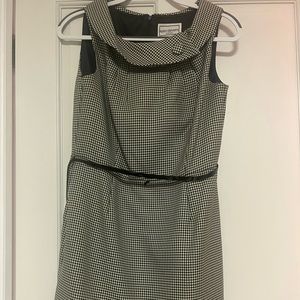 Preppy Collar Houndstooth Dress 👗